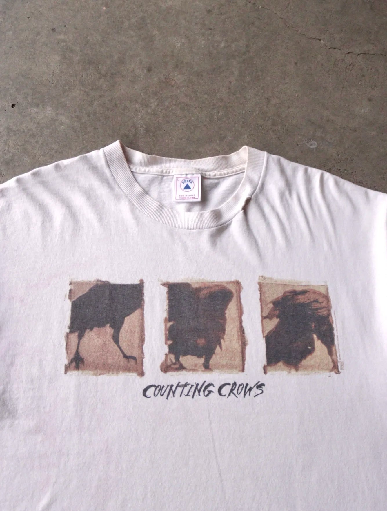 2000S FADED COUNTING CROWS BAND TEE