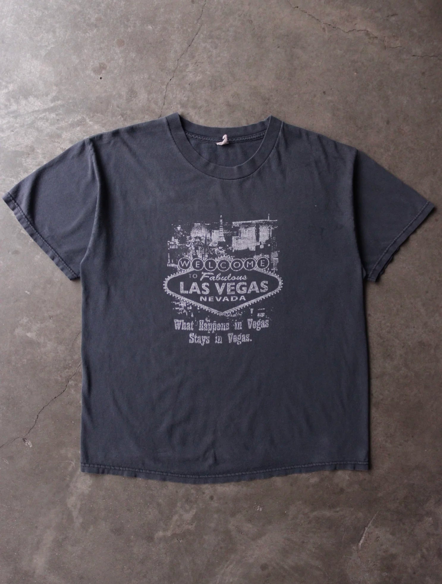 2000S FADED LAS VEGAS TEE