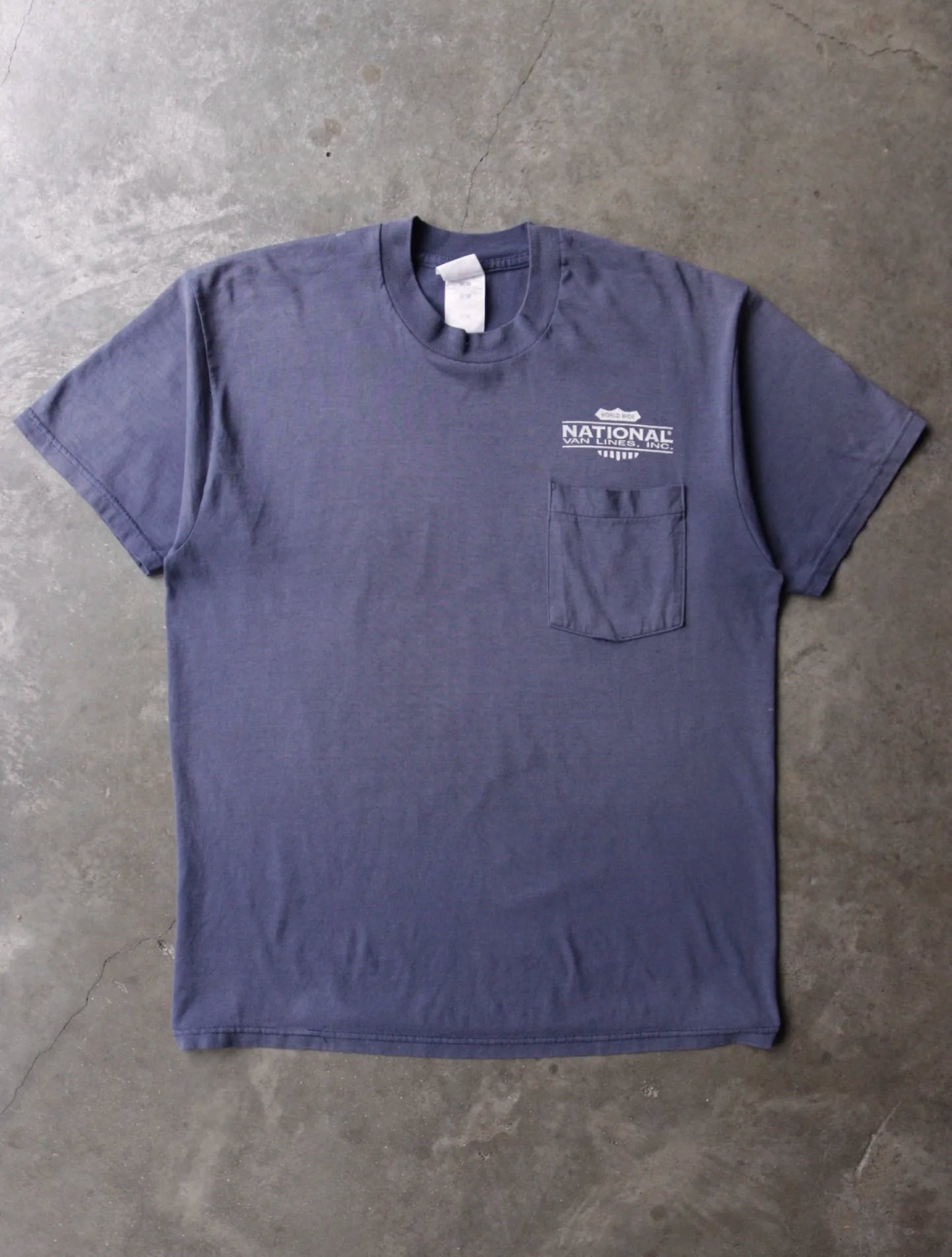 2000S FADED NATIONAL VN LINES POCKET TEE