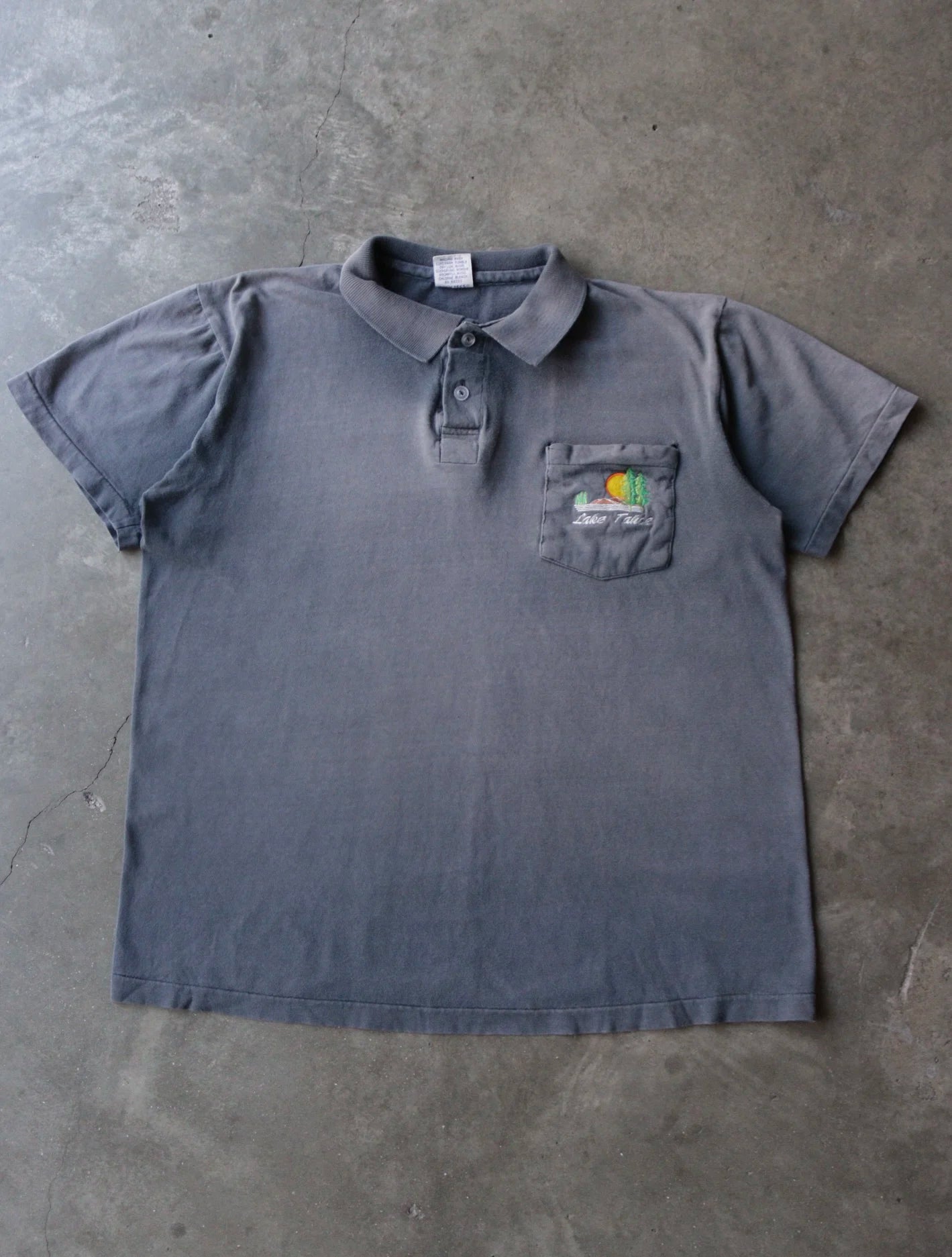 1990S FADED LAKE TAHOE BUTTON UP TEE