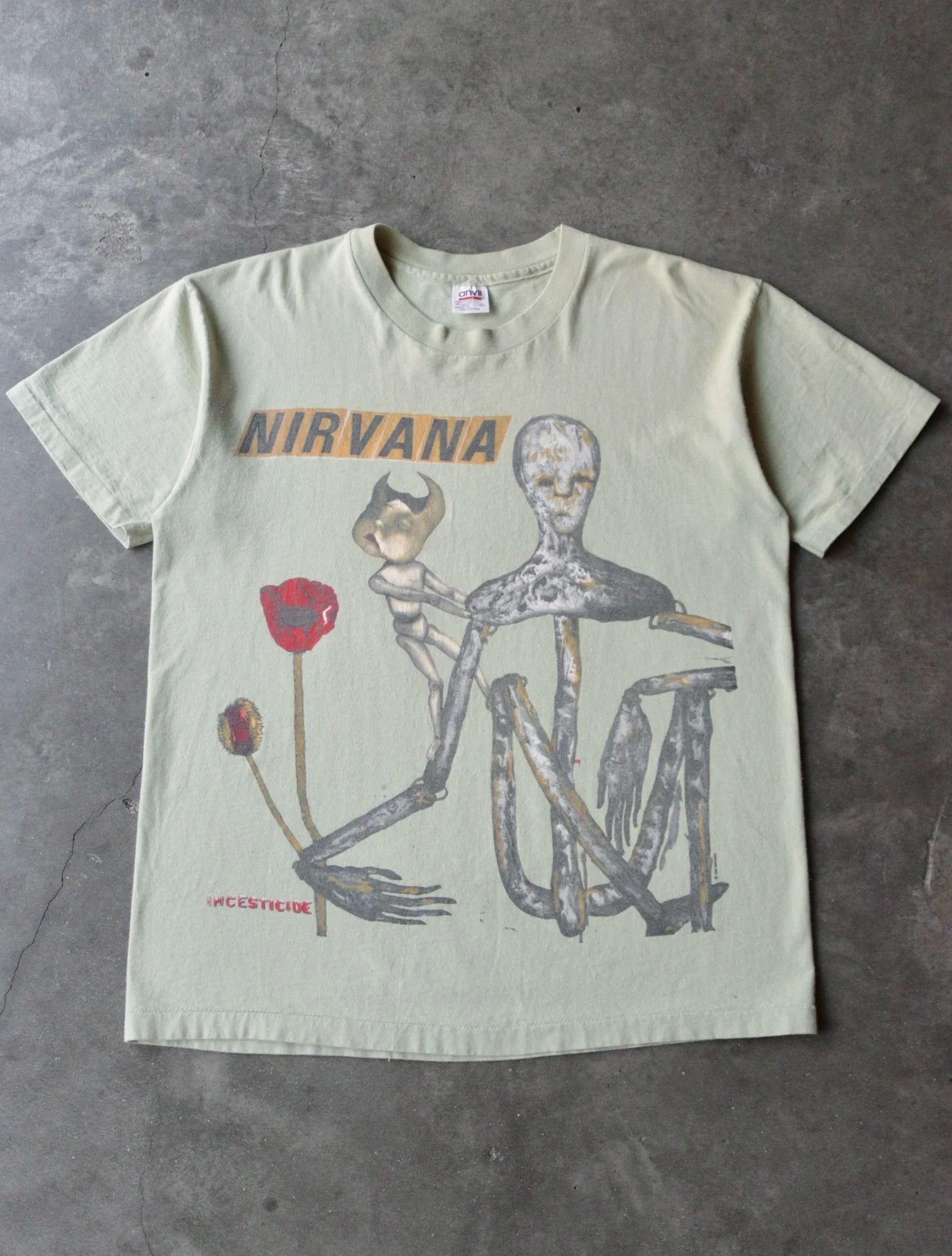 1990S NIRVANA INCESTICIDE BAND TEE