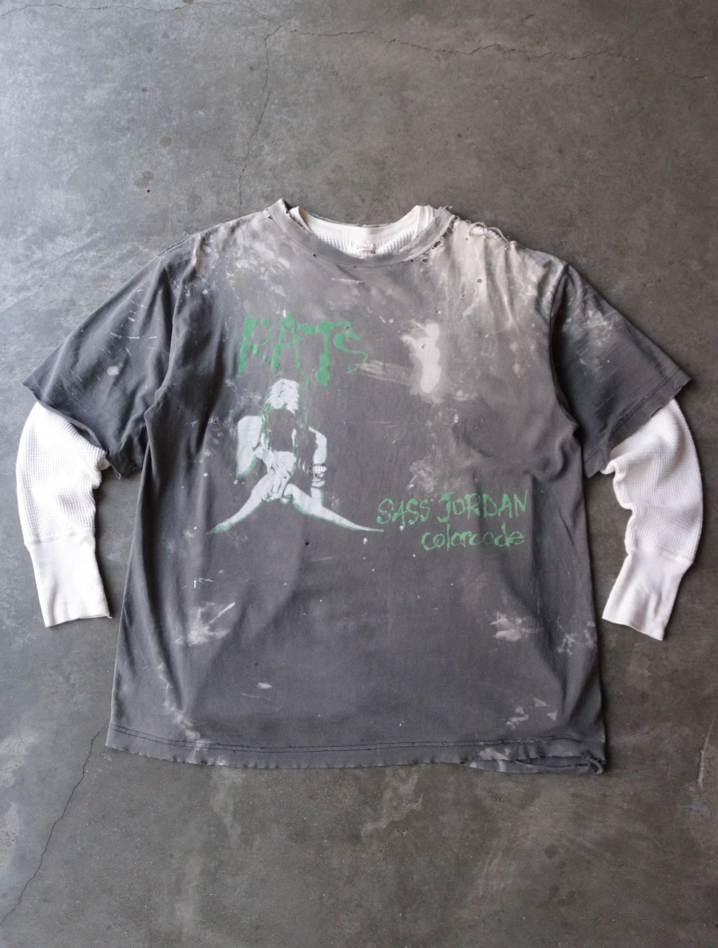 1980S RATS TEE + THERMAL SHIRT