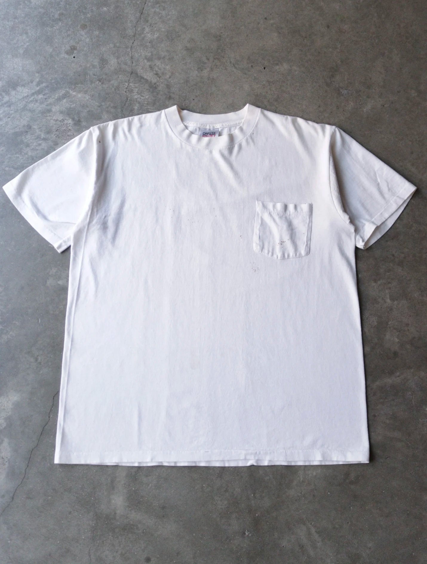 1990S BLANK POCKET TEE