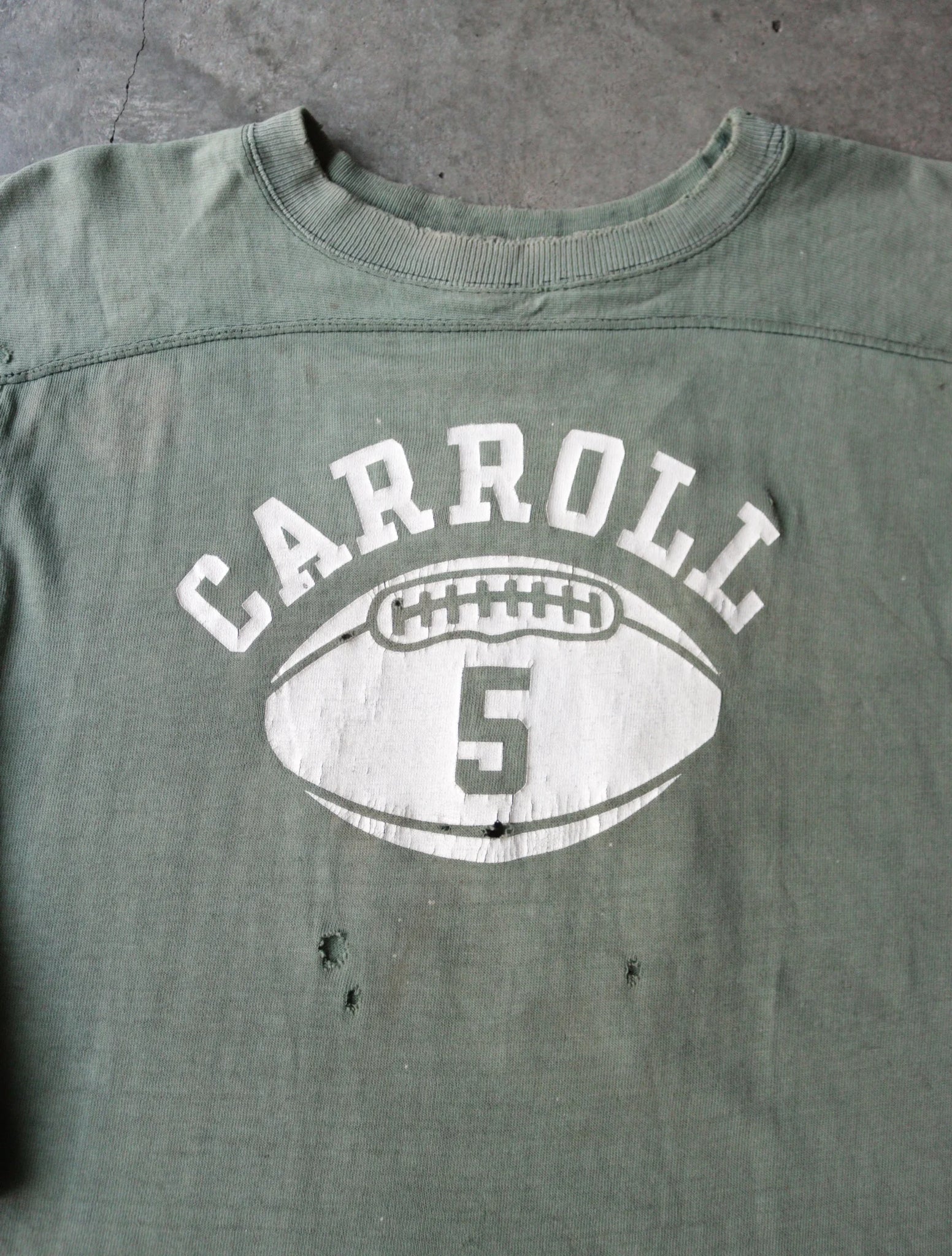 1960S FADED CARROLL DISTRESSED JERSEY
