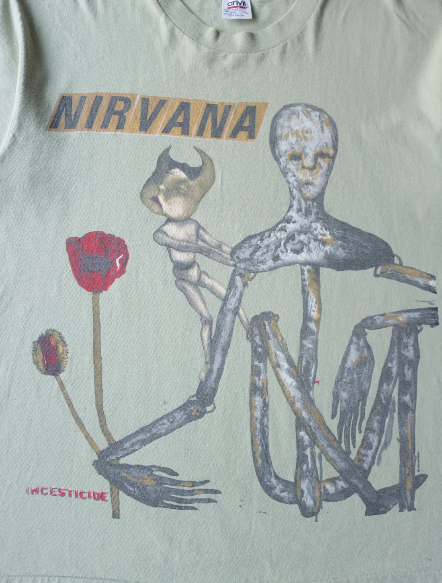 1990S NIRVANA INCESTICIDE BAND TEE