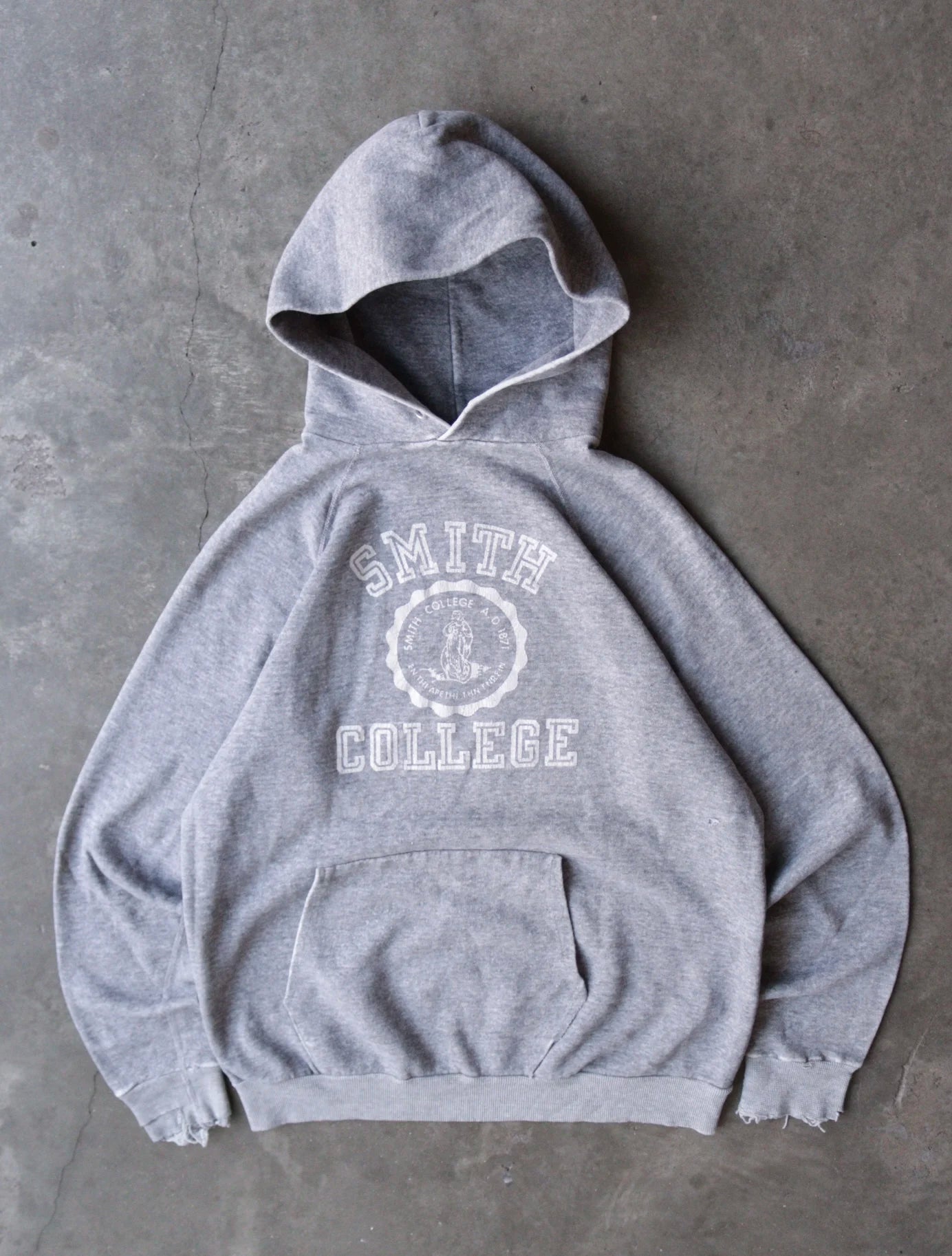 1980S SMITH COLLEGE HOODED SWEATSHIRT