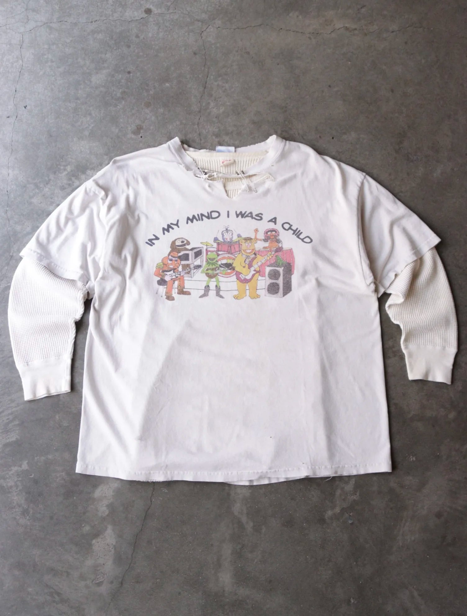 1990S MUPPETS TEE + THERMAL SHIRT