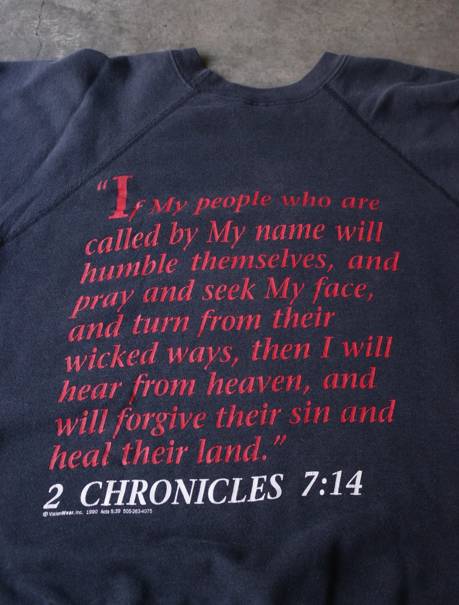 1980S PRAYER SWEATSHIRT