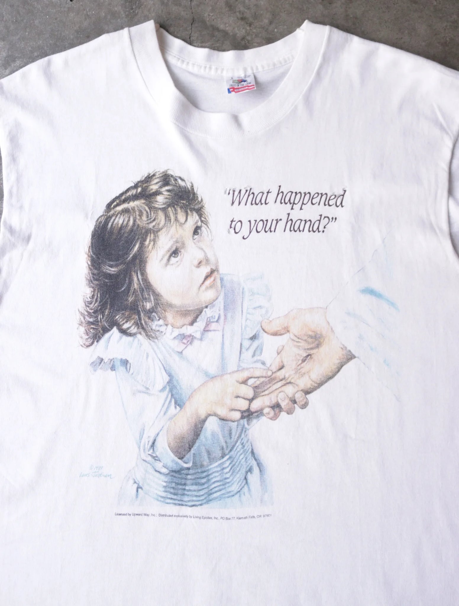 1990S WHAT HAPPENED TO YOUR HAND TEE