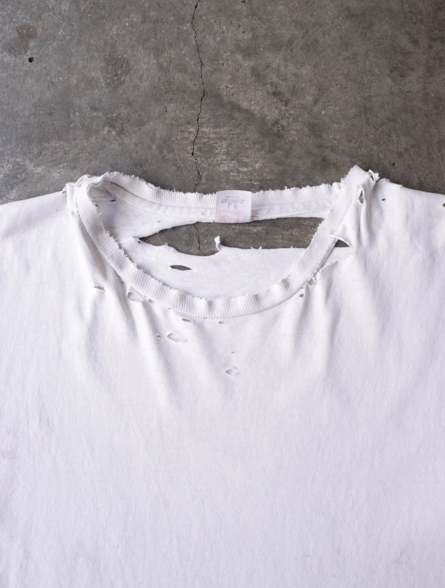 1980S BLANK DISTRESSED TEE