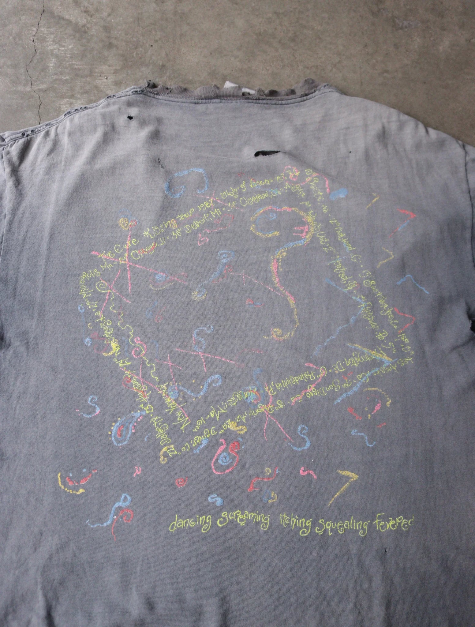 1990S THE CURE KISS ME KISS ME KIS ME TEE