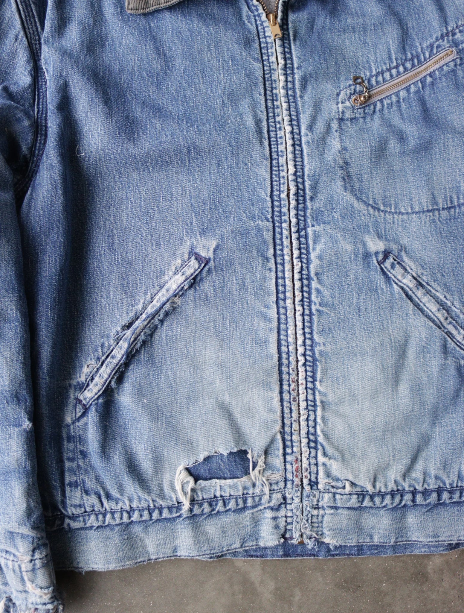 1950S HERCULES FADED DENIM JACKET