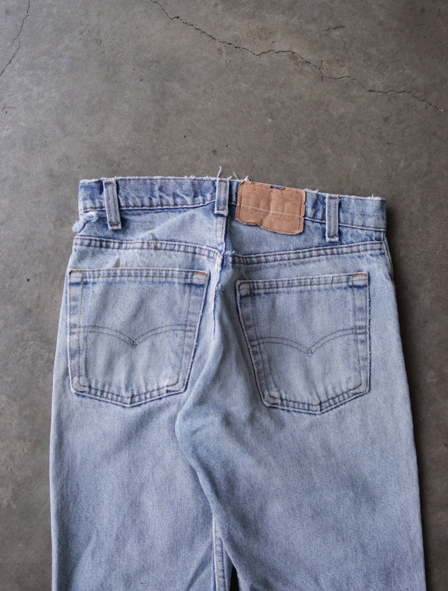 1990S DISTRESSED 505 DENIM PANTS
