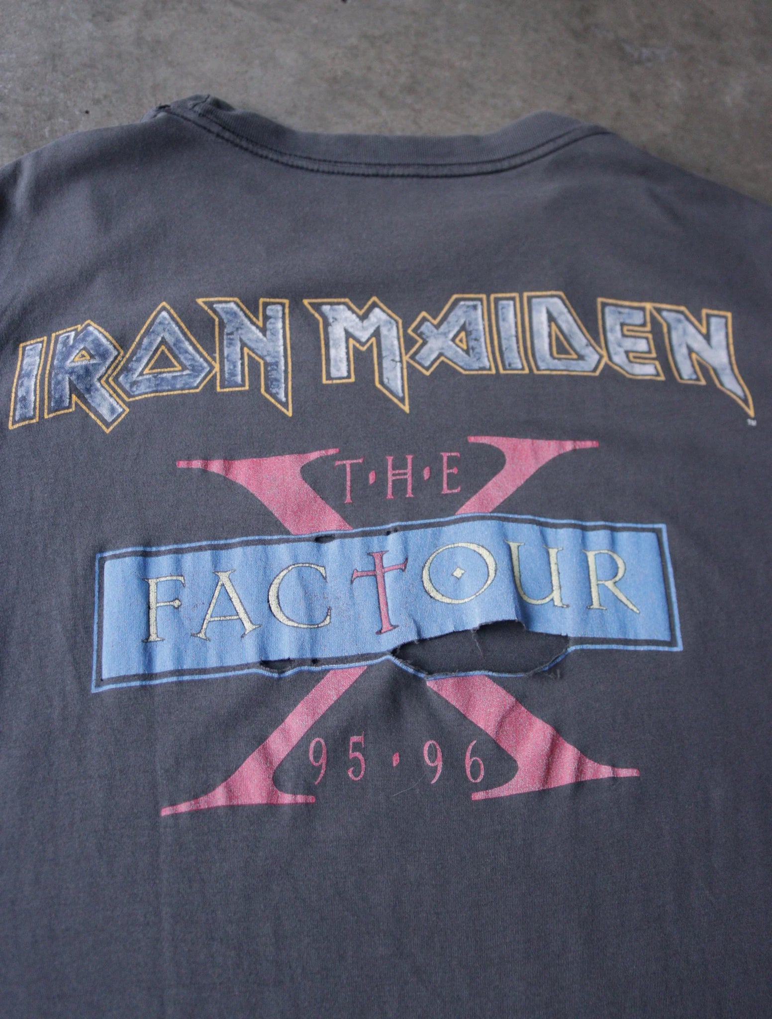 1990S FADED IRON MAIDEN TEE