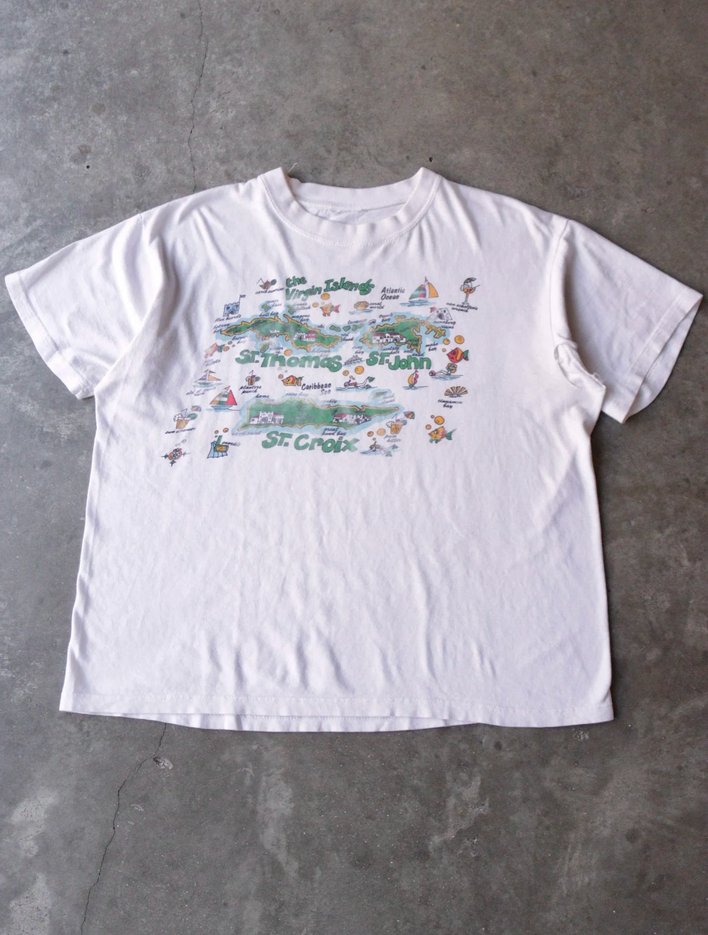 1990S THE VIRGIN ISLANDS TEE