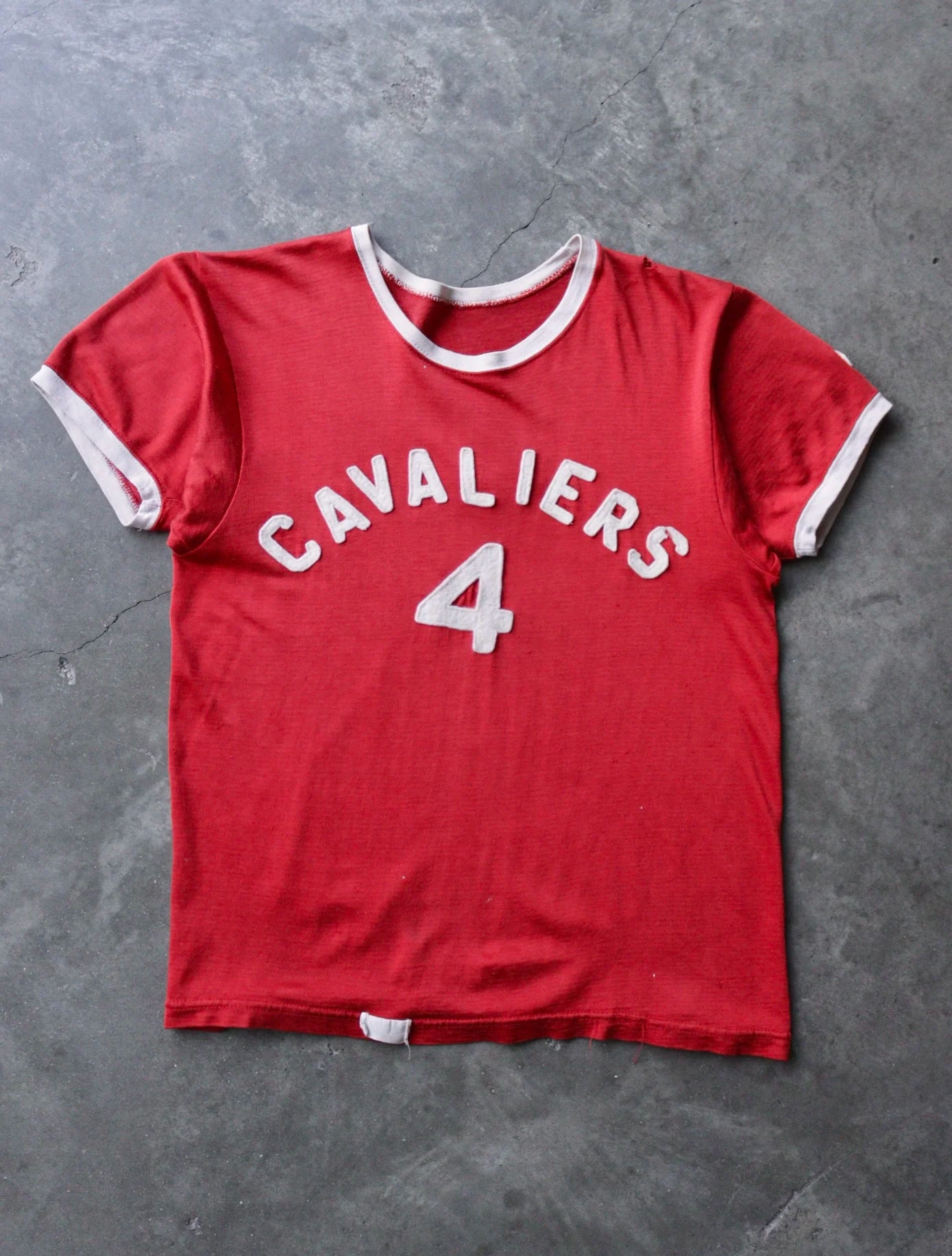 1960S CAVALIERS FELT LETTER JERSEY