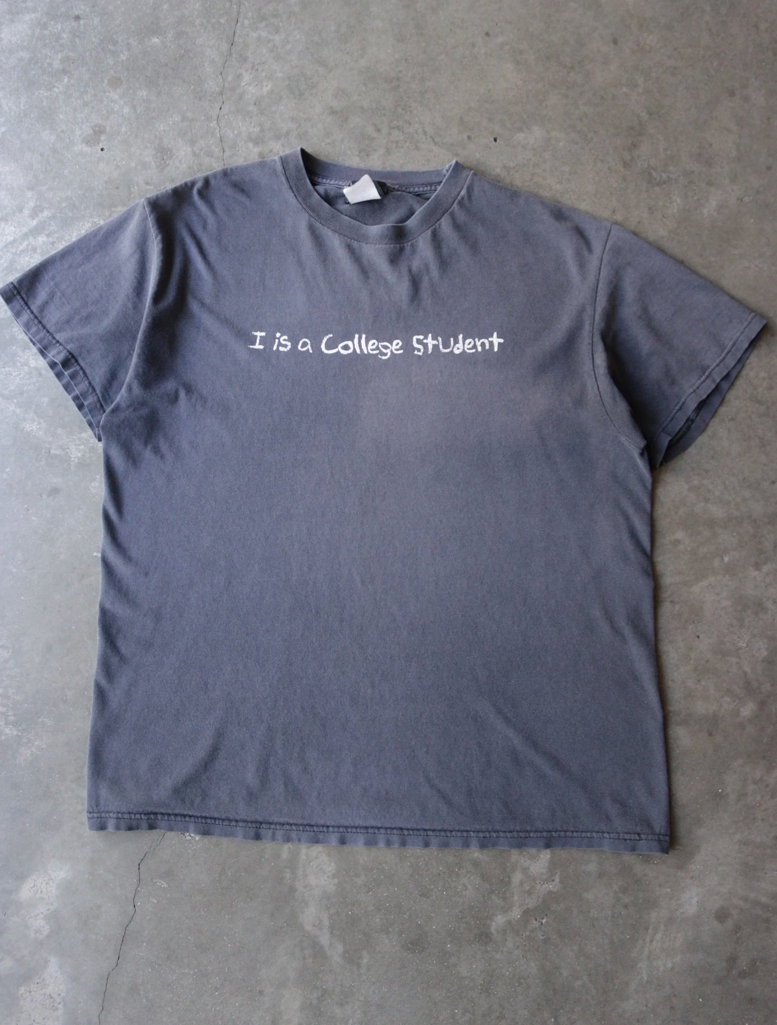 1990S FADED COLLEGE STUDENT TEE