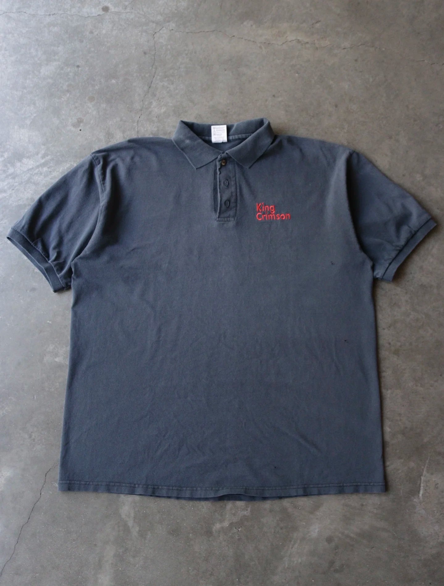 1990S FADED 1/4 BUTTON UP SHIRT