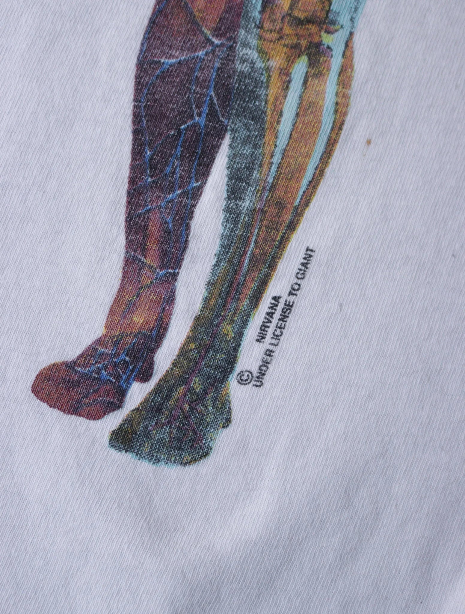 1990S NIRVANA IN UTERO BAND TEE
