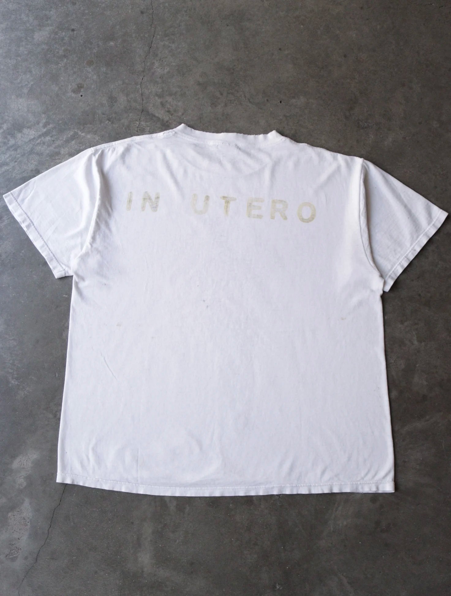 1990S NIRVANA IN UTERO BAND TEE