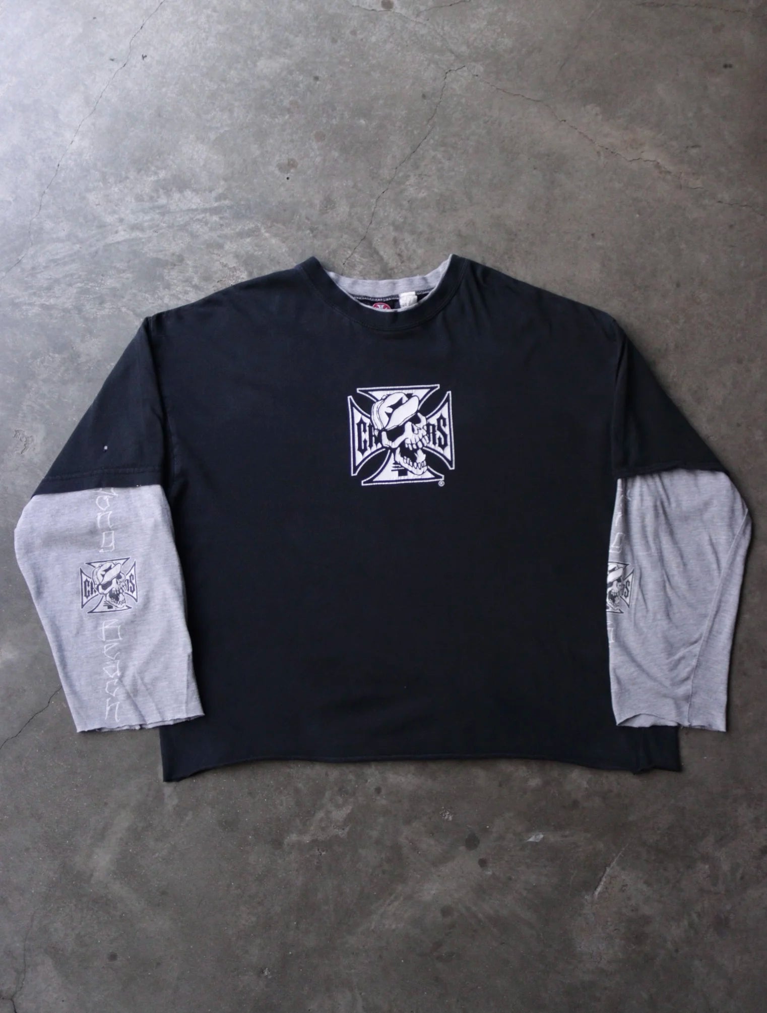 2000S WEST COAST CHOPPERS CROPPED L/S TEE