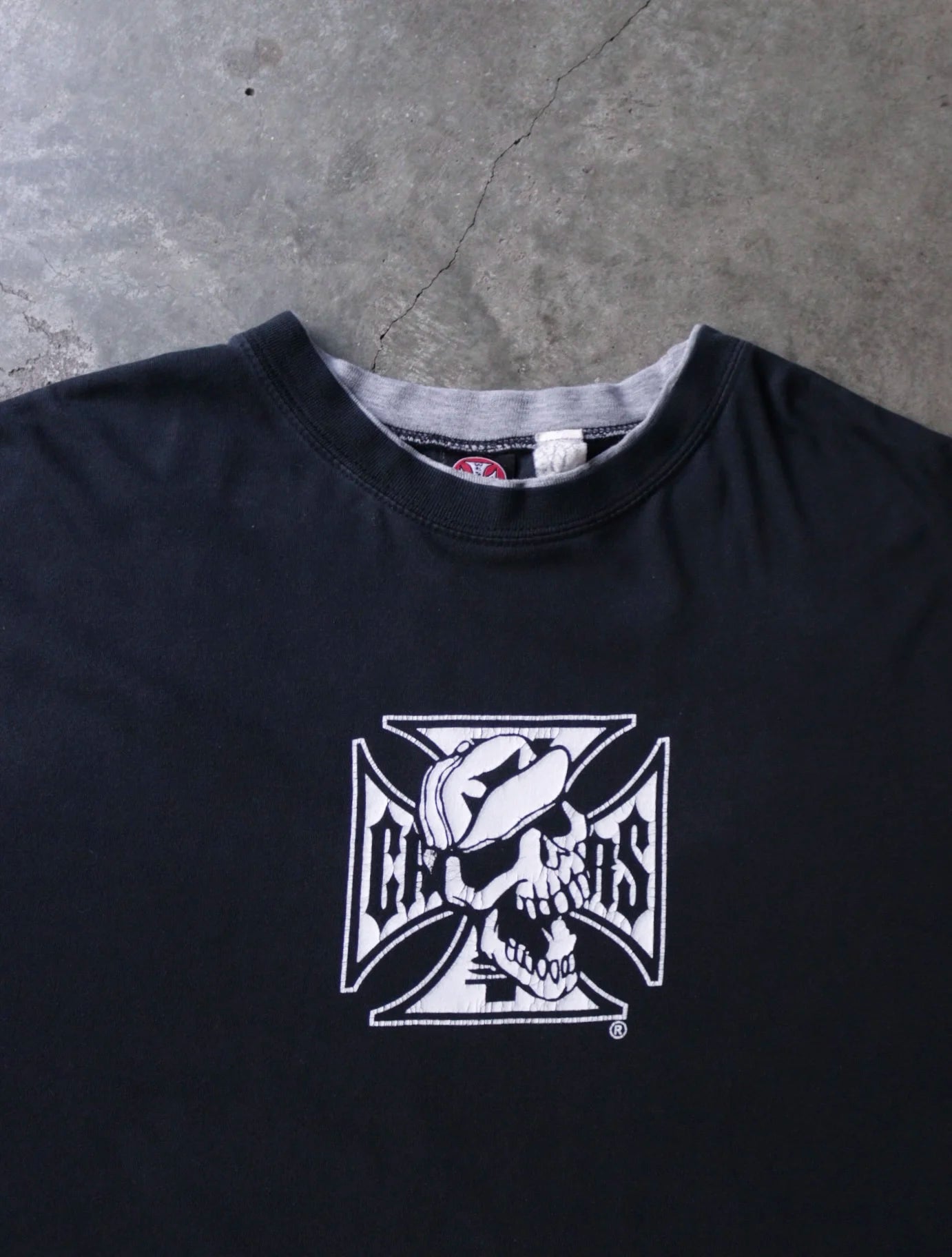 2000S WEST COAST CHOPPERS CROPPED L/S TEE