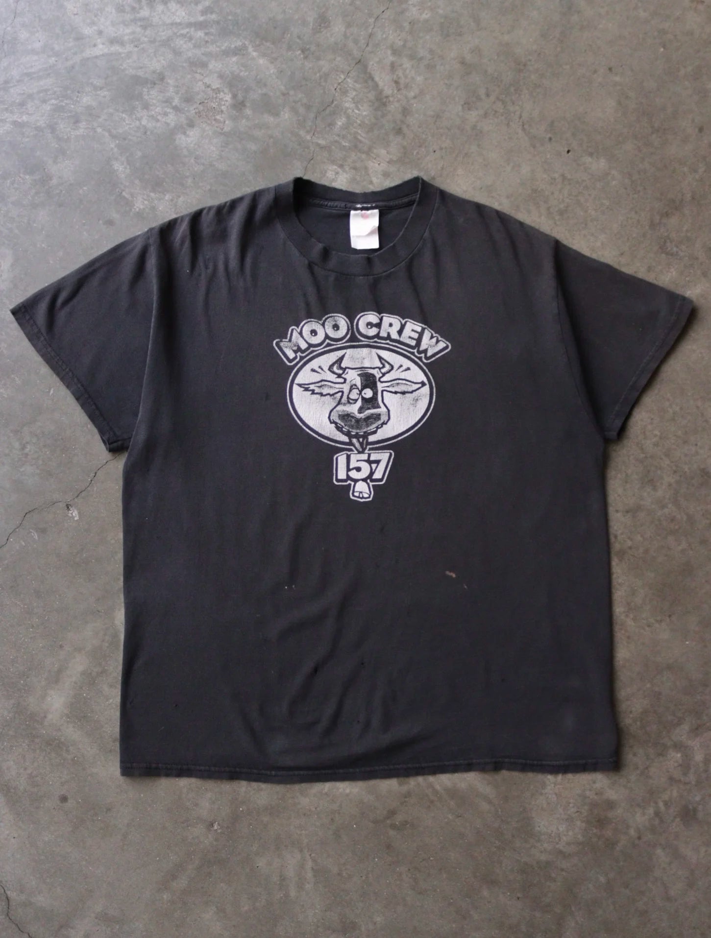 2000S FADED MOO CREW TEE TEE