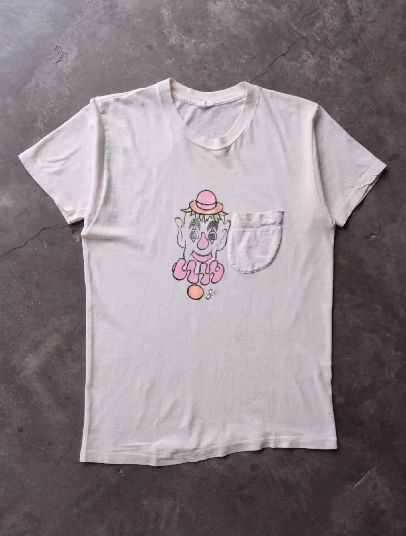 1960S CLOWN POCKET TEE