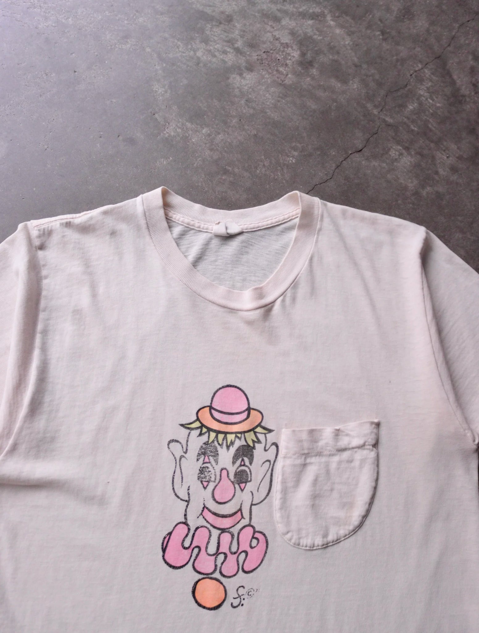 1960S CLOWN POCKET TEE