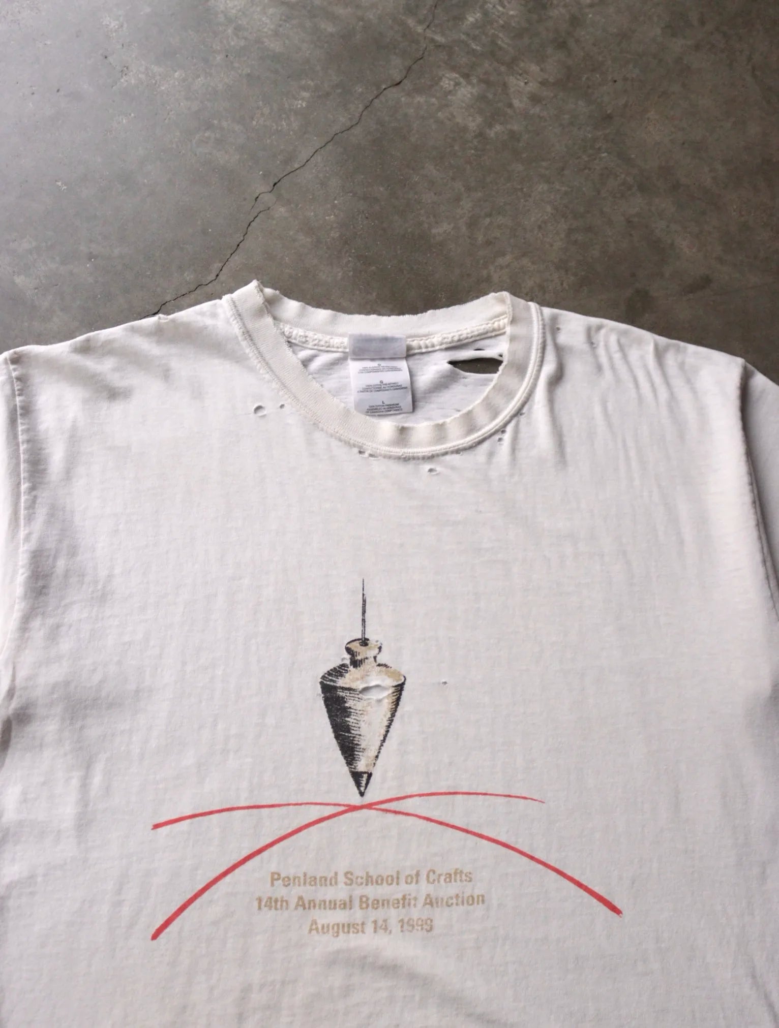1990S DISTRESSED PENLAND SCHOOL OF CRAFTS TEE