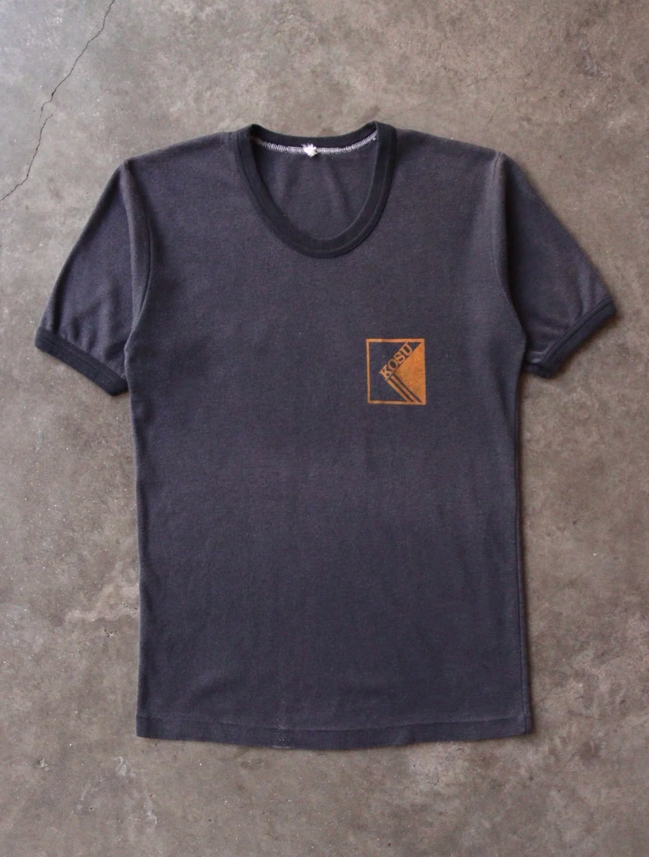 1980S OVERDYED KOSU RINGER TEE
