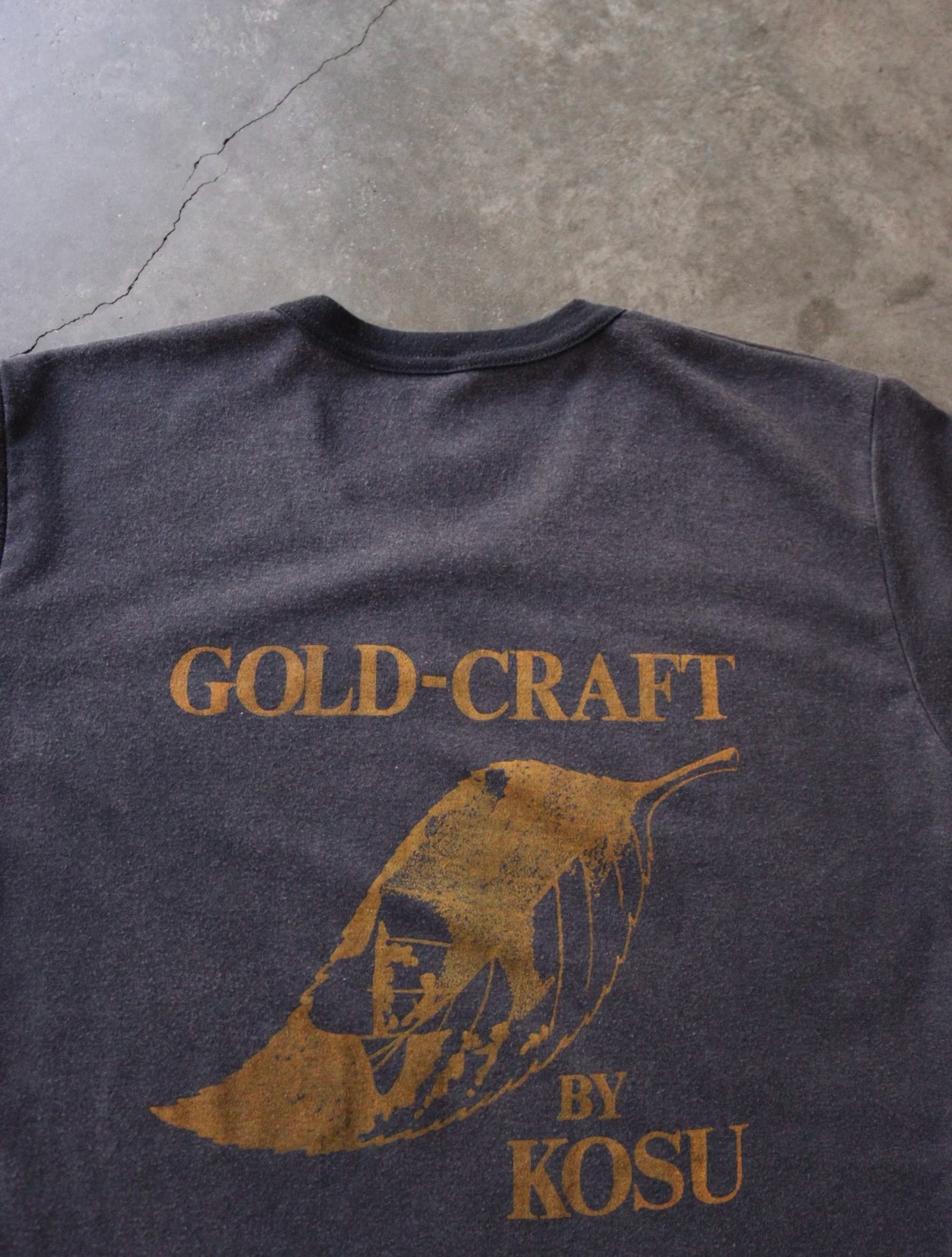 1980S OVERDYED KOSU RINGER TEE