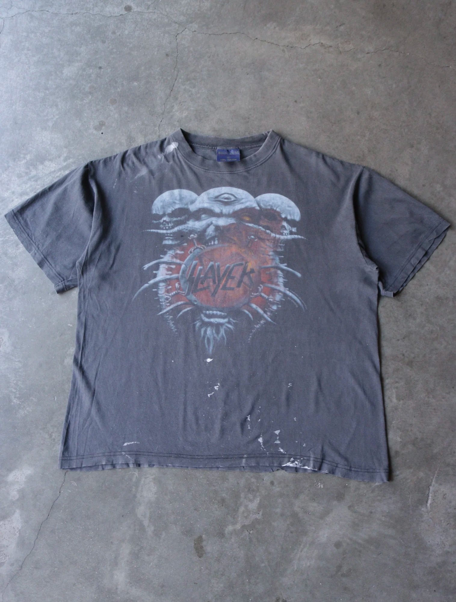 1990S FADED SLAYER BAND TEE