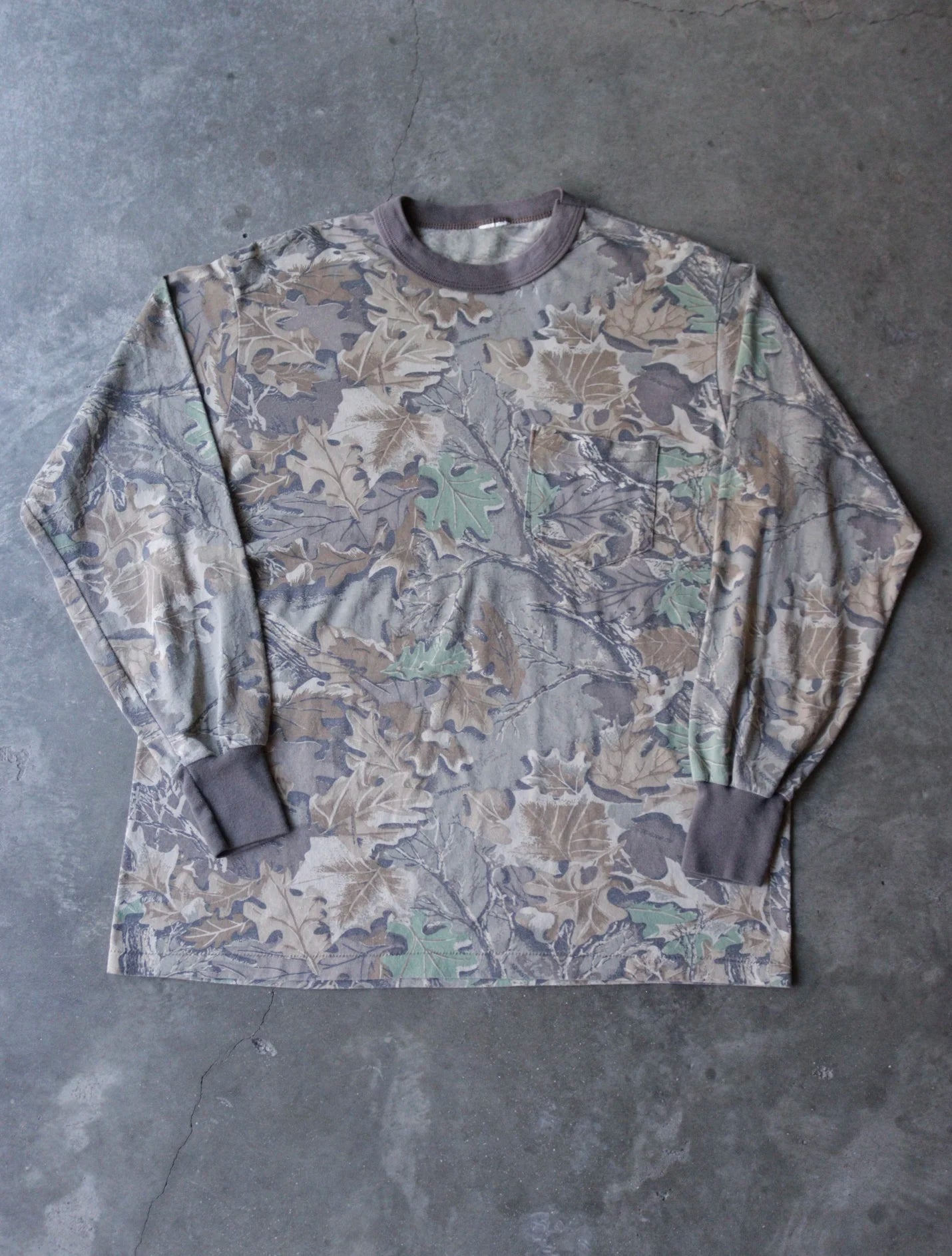 1990S FADED CAMO L/S TEE