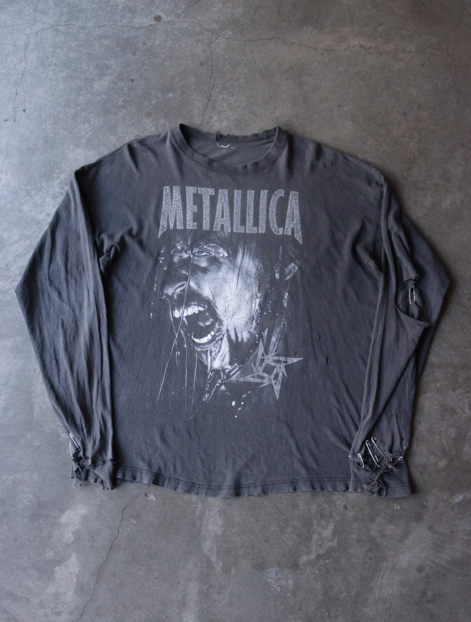 1990S METALLICA FADED L/S TEE