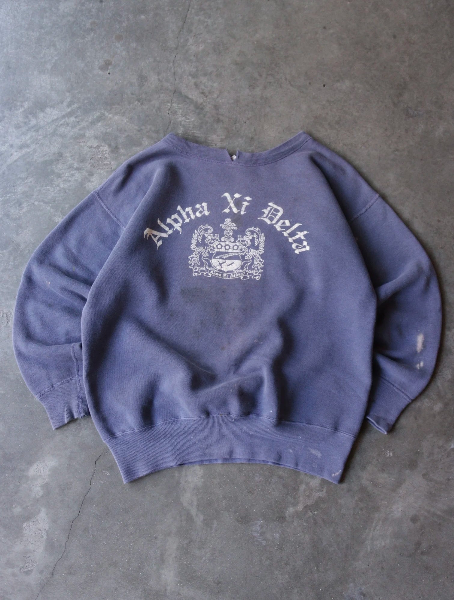 1960S FADED ALPHA XI DELTA SWEATSHIRT