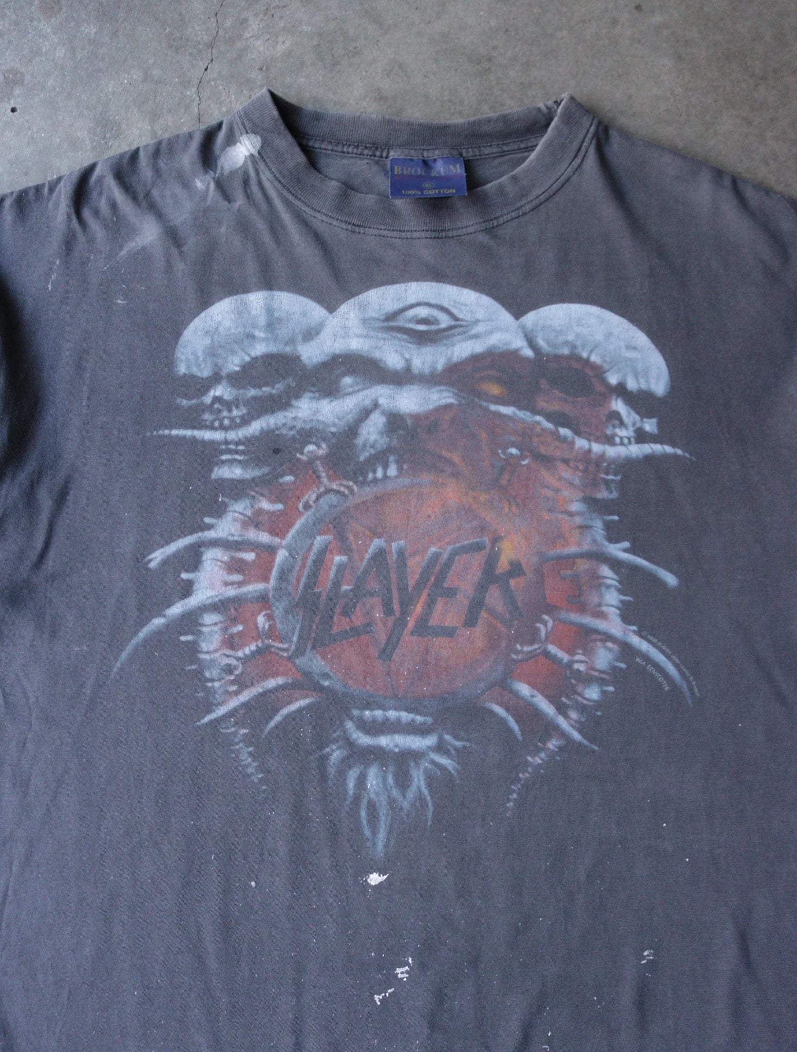 1990S FADED SLAYER BAND TEE