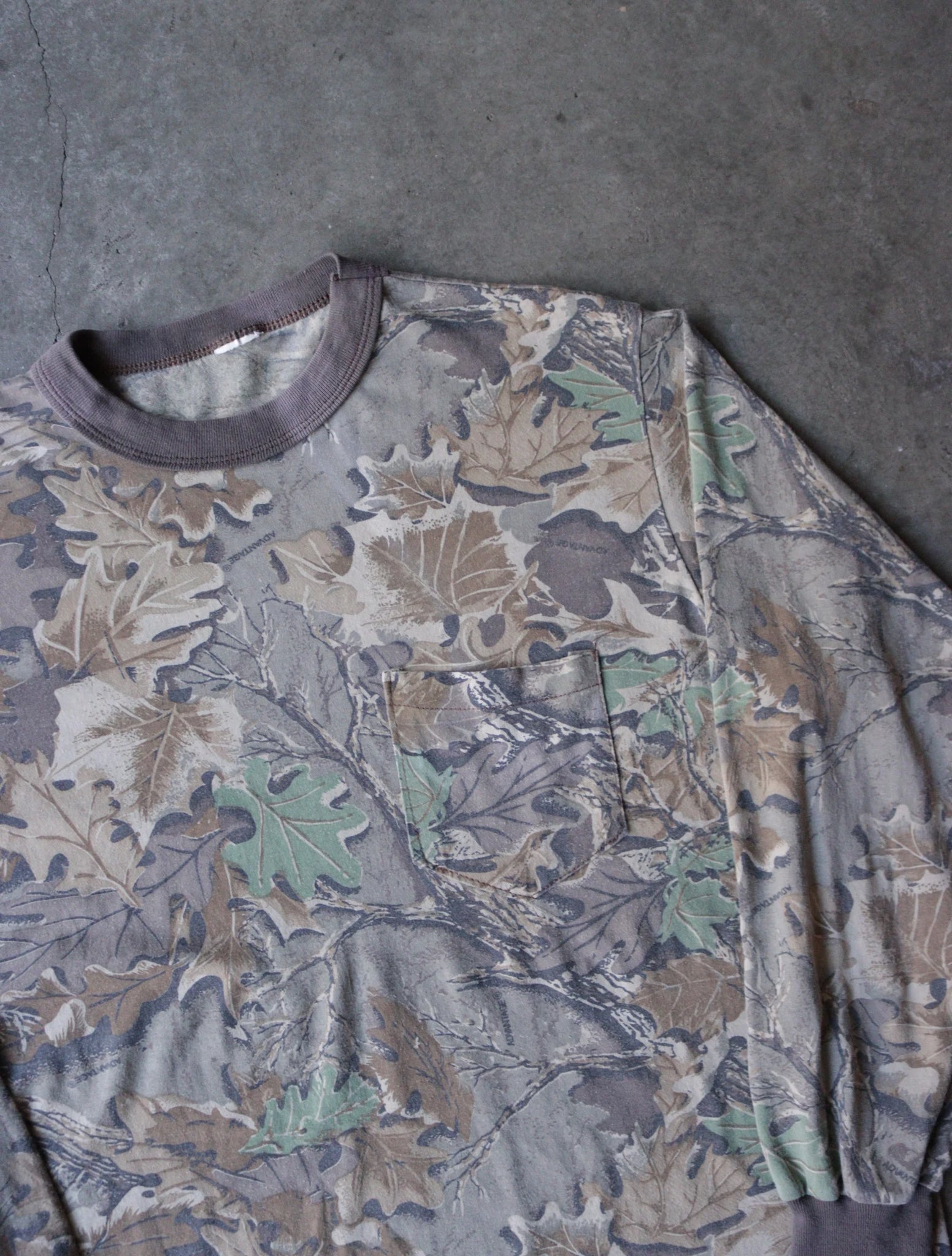 1990S FADED CAMO L/S TEE