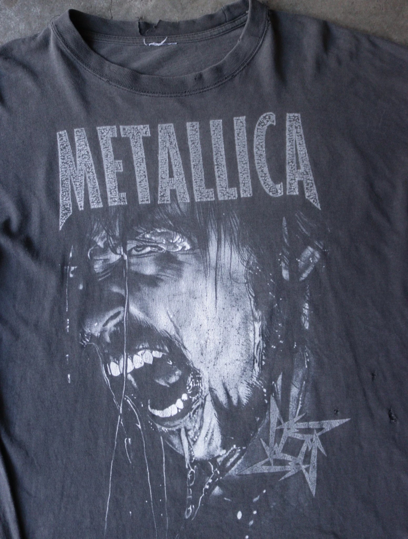 1990S METALLICA FADED L/S TEE