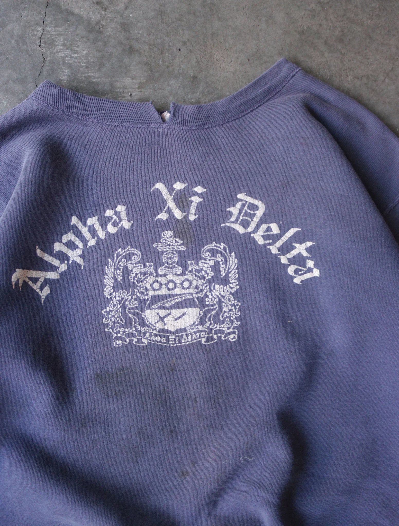 1960S FADED ALPHA XI DELTA SWEATSHIRT