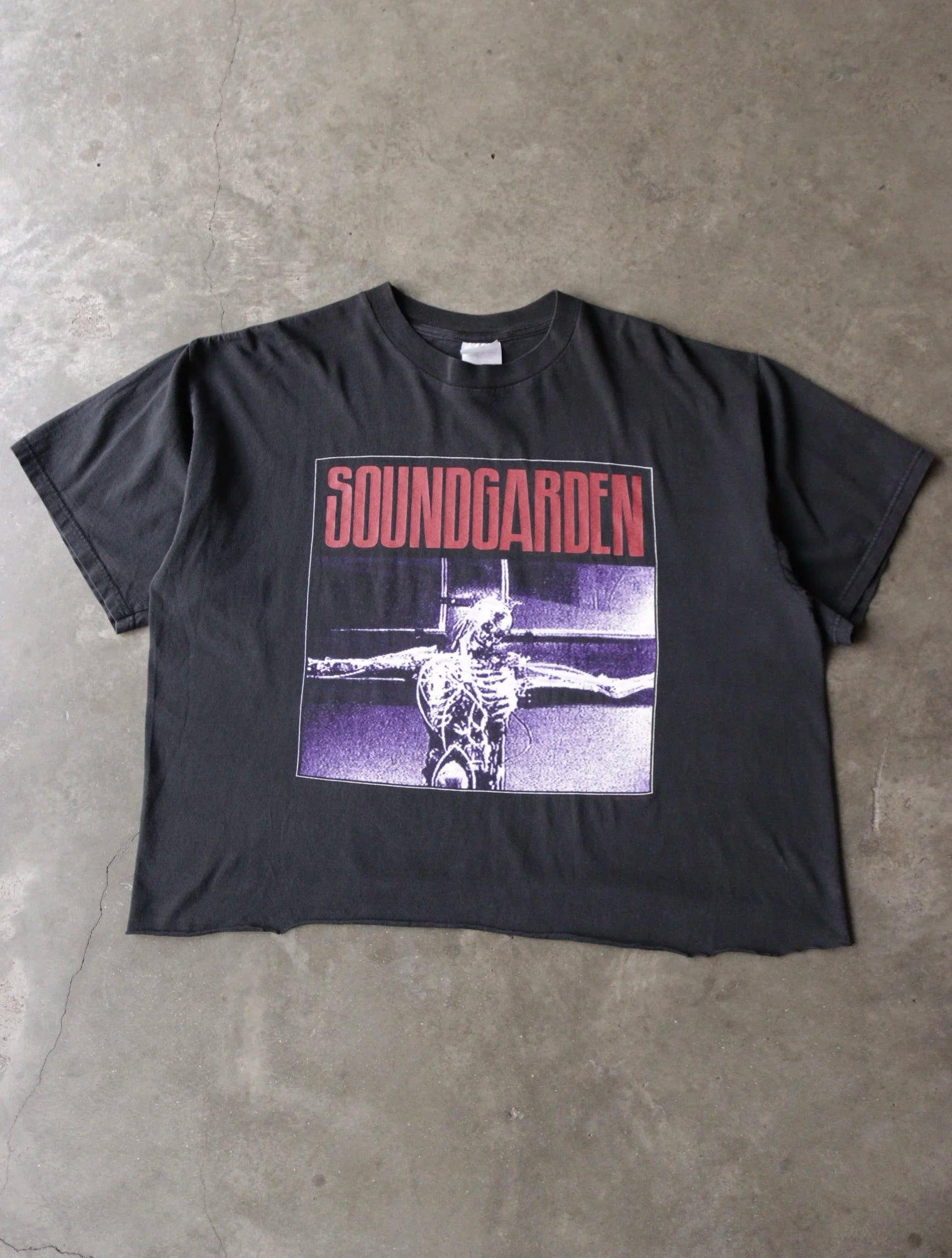 1990S SOUNDGARDEN JESUS POSE CROPPED TEE