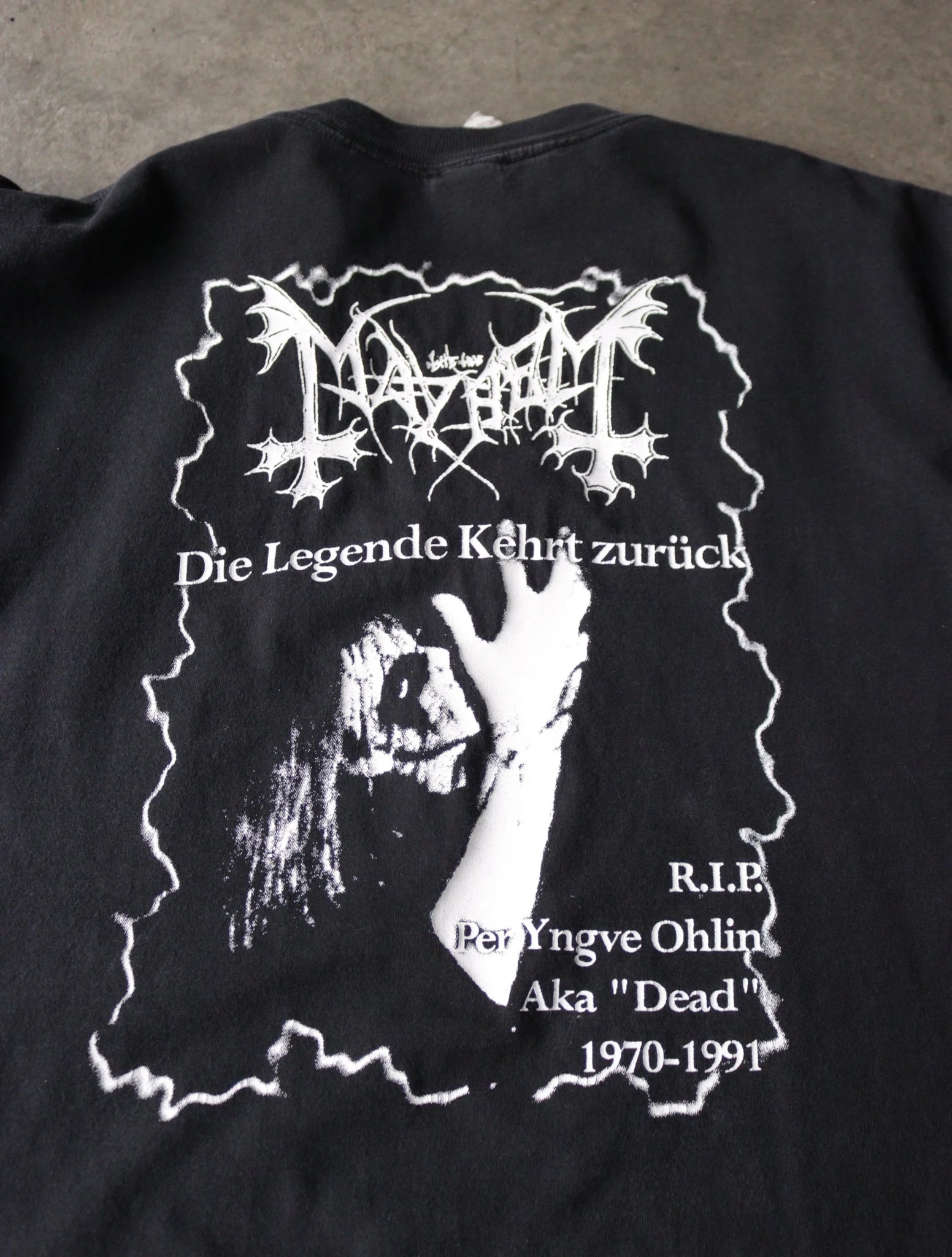 2000S MAYHEM BAND L/S TEE