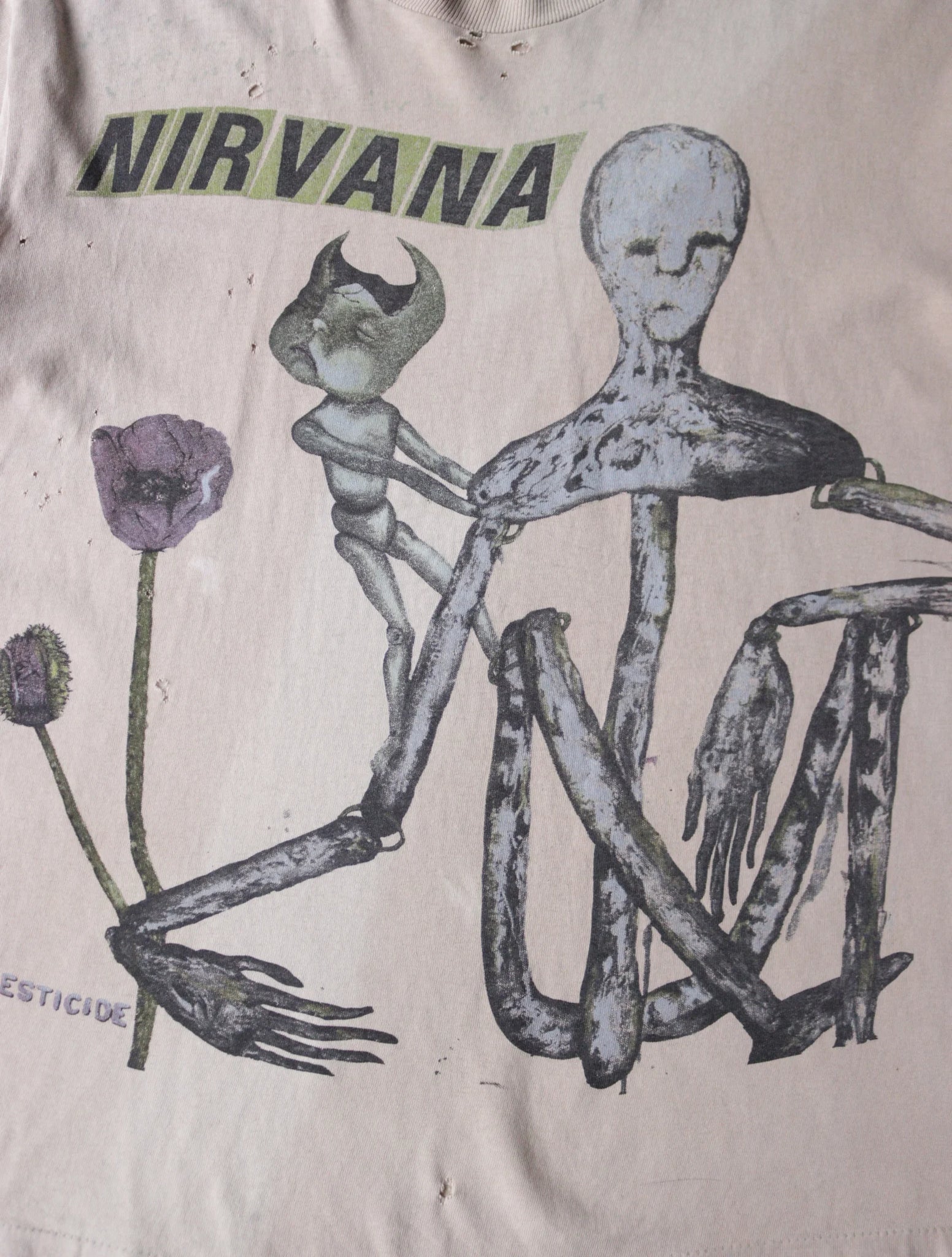 1990S FADED NIRVANA INCESTICIDE DISTRESSED TEE