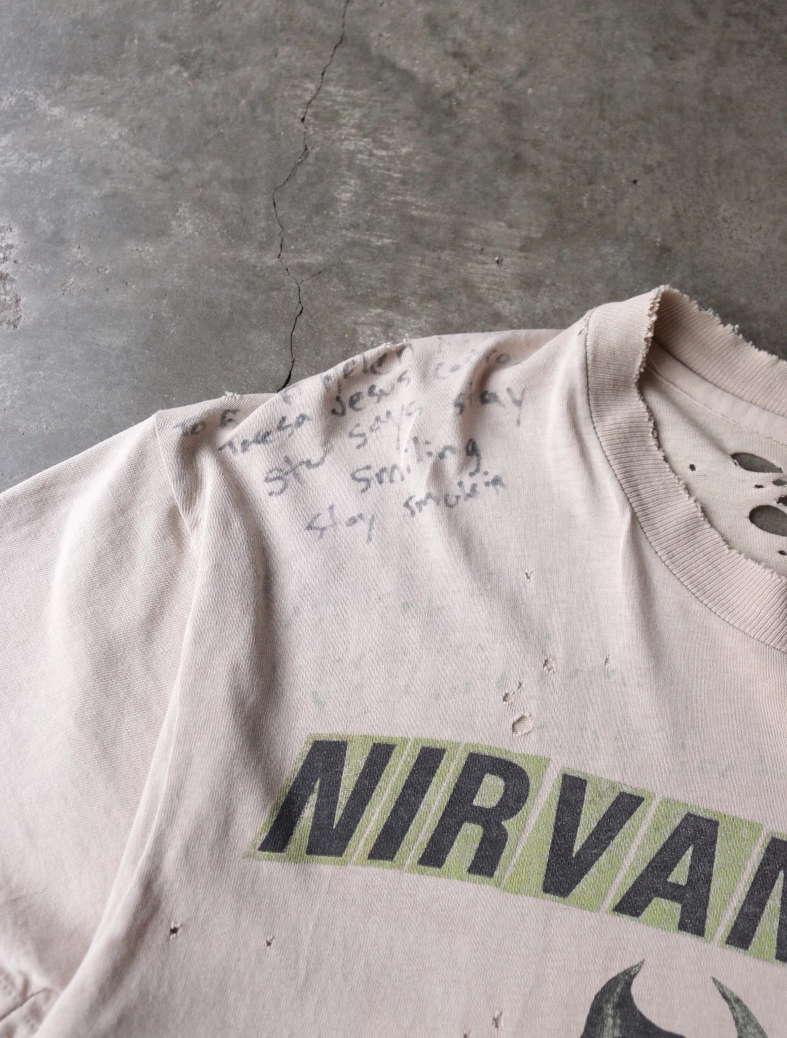 1990S FADED NIRVANA INCESTICIDE DISTRESSED TEE