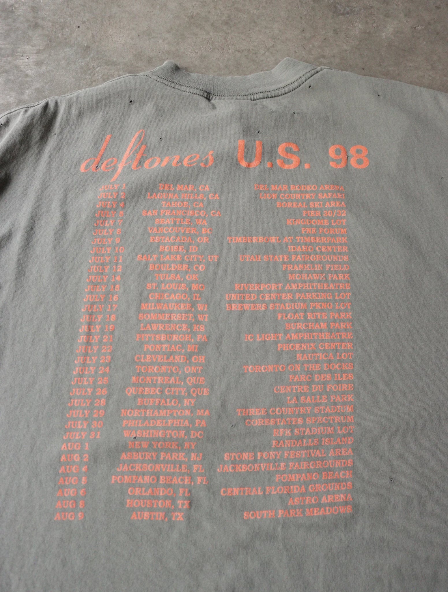 1990S DEFTONES BAND TEE