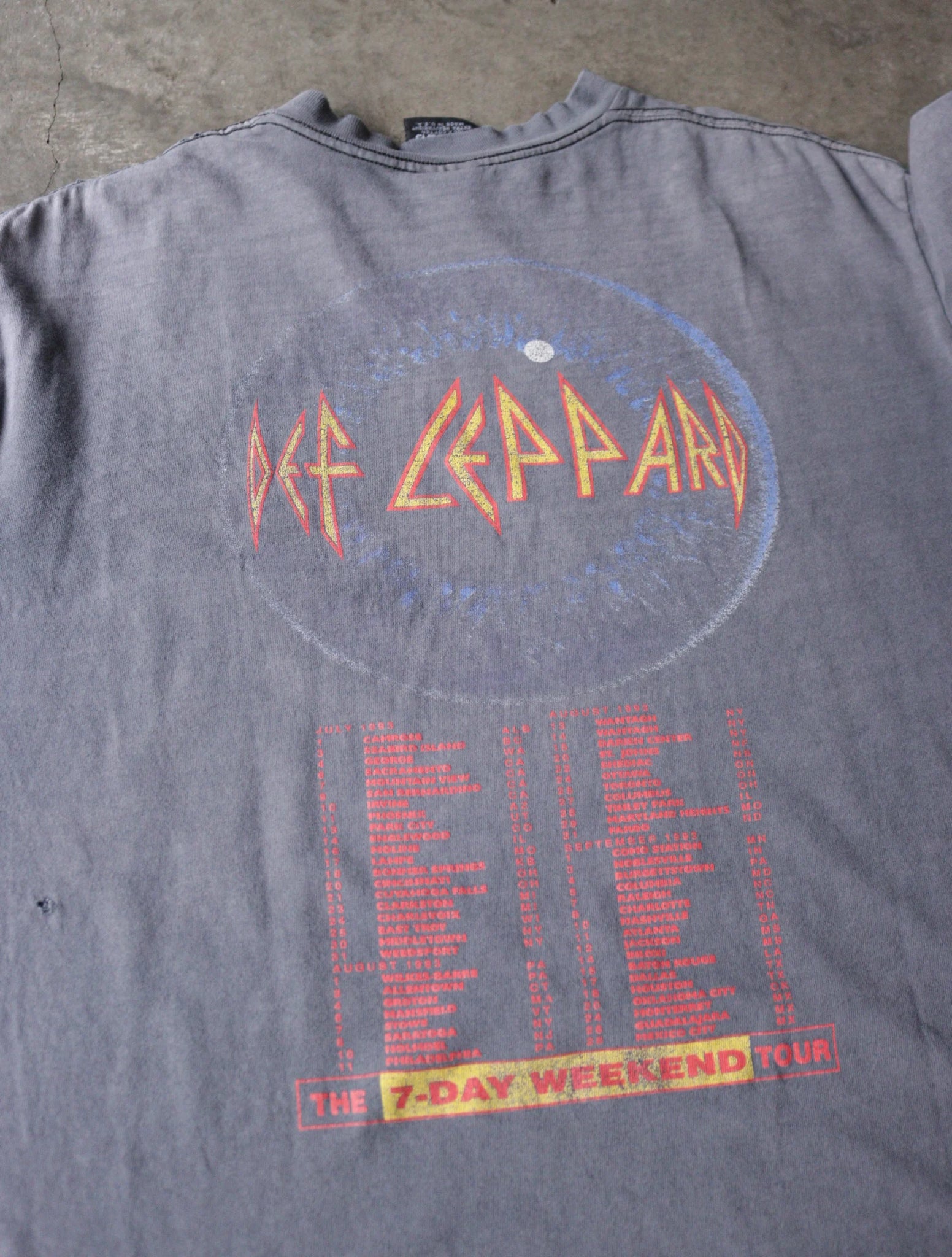 1990S DEF LEPPARD FADED TEE