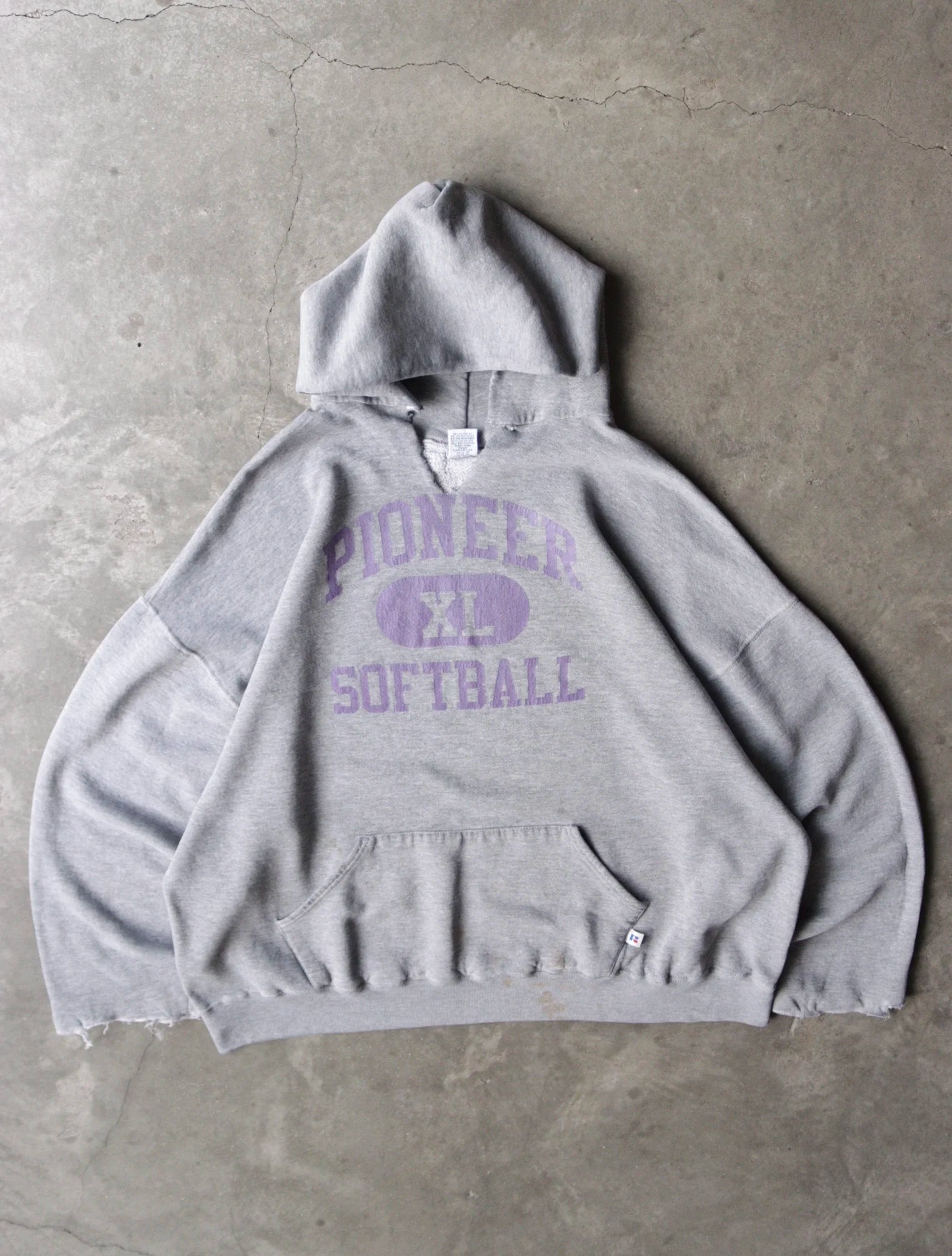 1990S PIONEER SOFTBALL HOODED SWEATSHIRT