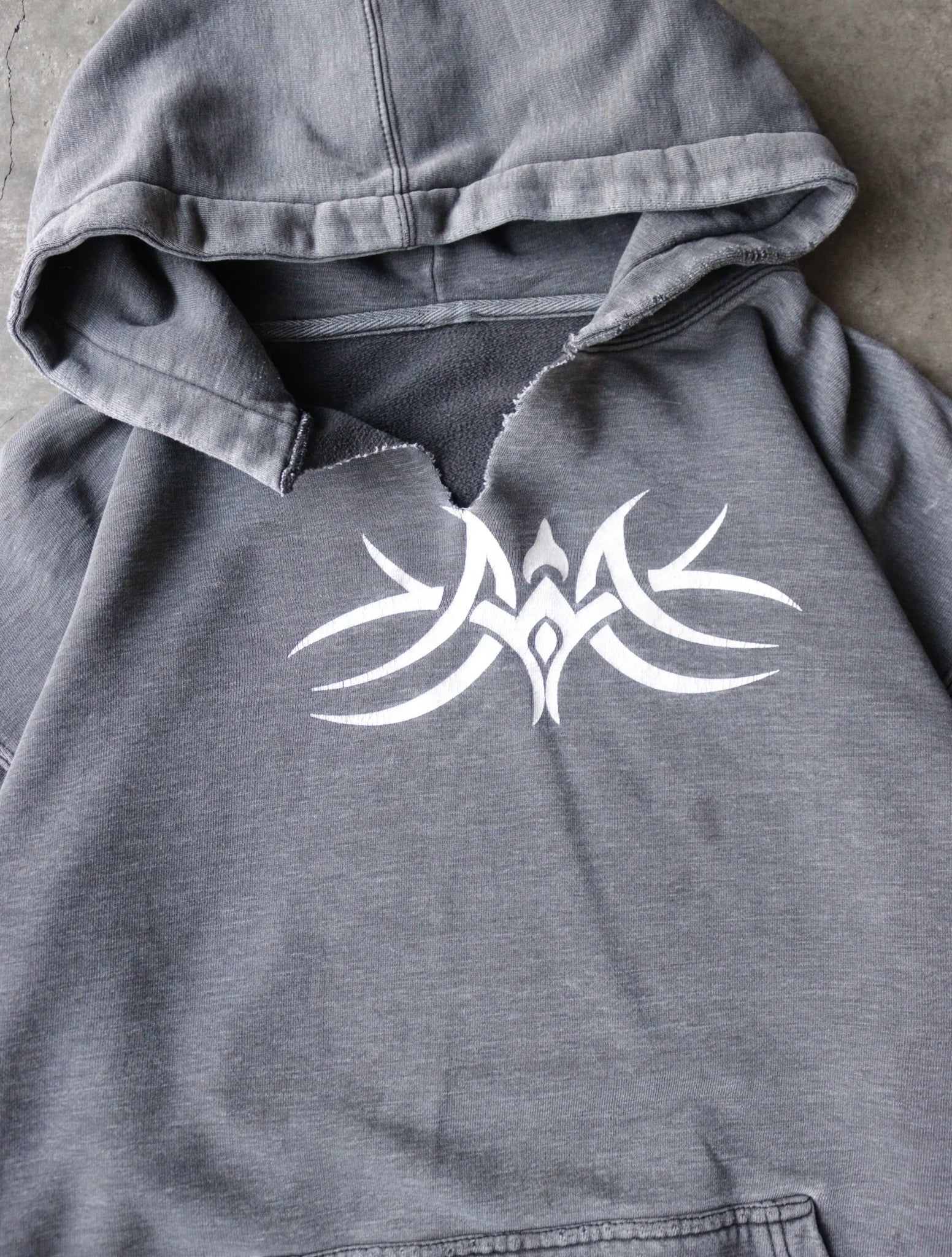 2000S TRIBAL HOODED SWEATSHIRT