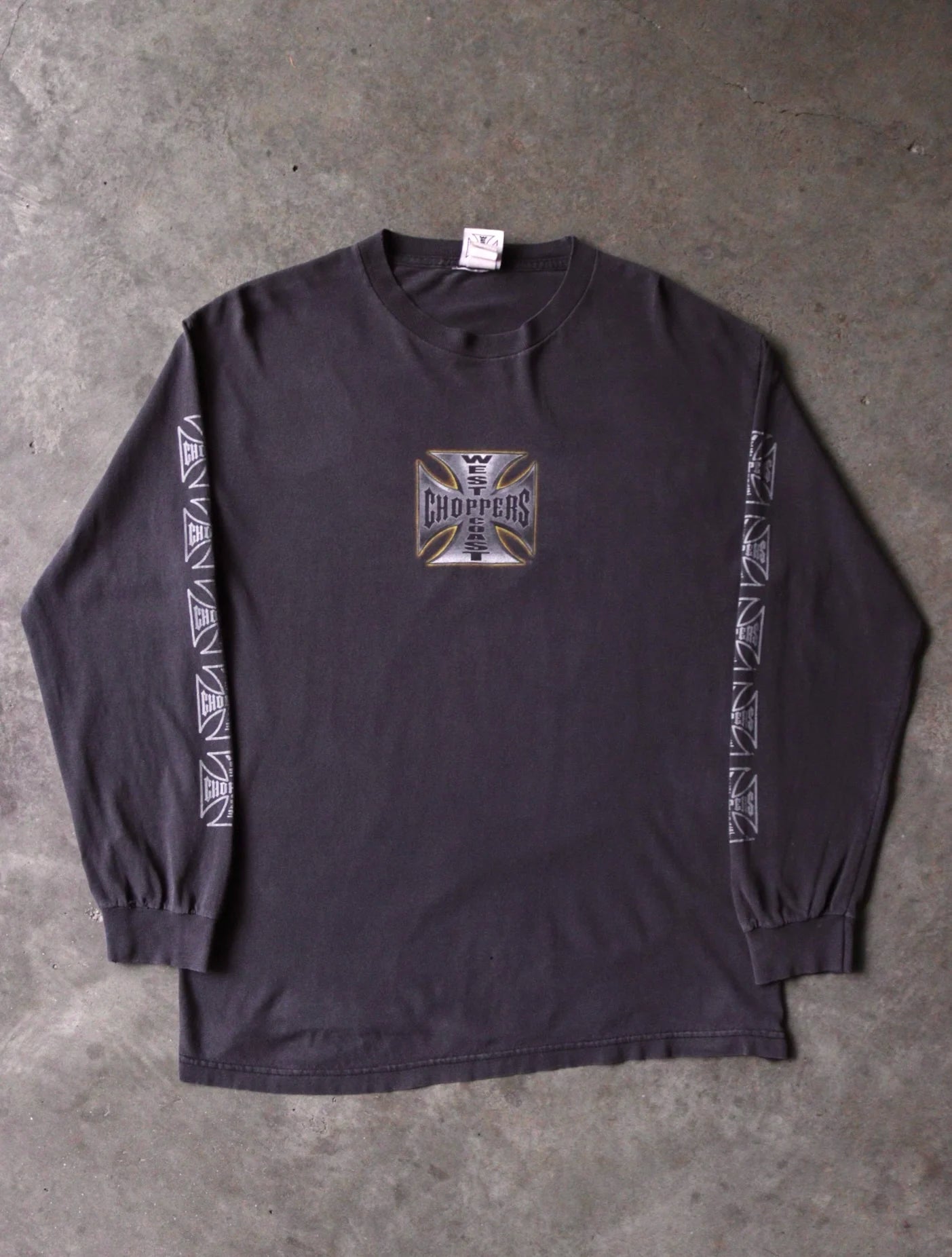 2000S FADED WEST COAST CHOPPERS L/S TEE