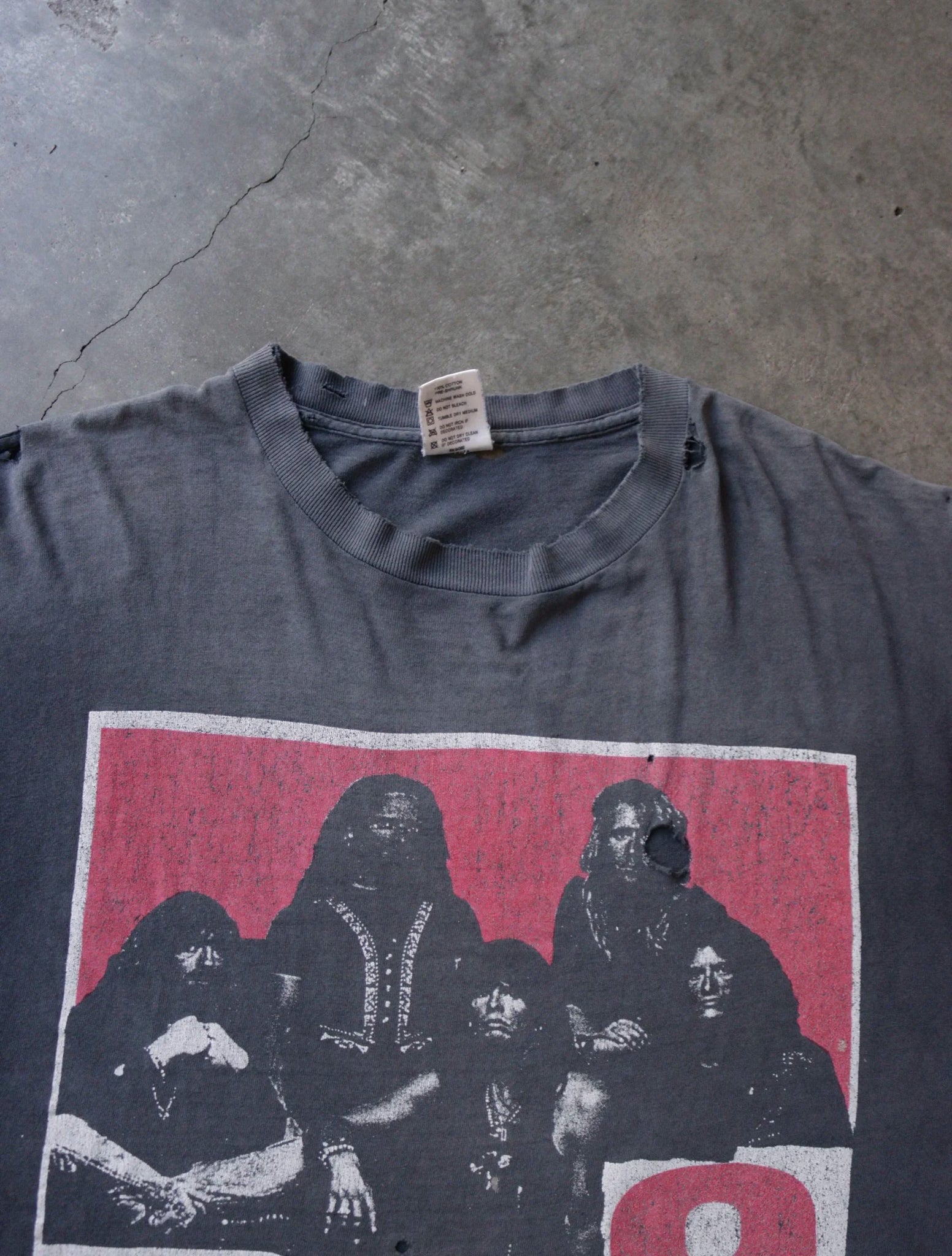 1990S AEROSMITH DISTRESSED BAND TEE